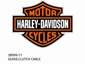 ÚTMUTATÓ, KUPPLUNGSKABEL - 38999-11 - Harley-Davidson