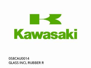 ÜVEG BELEÉRTVE GUMI R - 058CAU0014 - Kawasaki