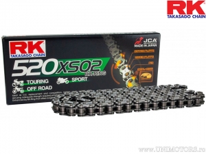 Łańcuch RK X-RING 520 XSO2 / 104 - Kawasaki W 800 / Ninja 250 / Yamaha YFZ 350 Banshee / XT 600 Z Tenere / SRX 600 / DT 250 - 