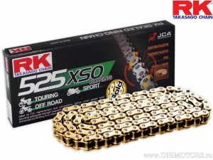 Łańcuch RK X-Ring złoty GB525 XSO / 106 - Aprilia SL 1000 / Ducati Hypermotard 939 / Honda CBR 400 RR / Kawasaki ZR 750 C - R