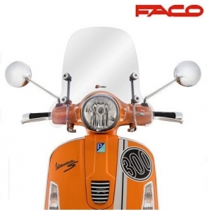 Średnio przezroczysta szyba - Vespa Granturismo / GT / GTS / GTS Touring / Super GTS 125-200-250-250-300cc - FACO