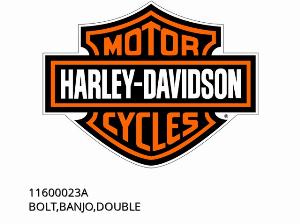 ŚRUBA, BANJO, PODWÓJNA - 11600023A - Harley-Davidson