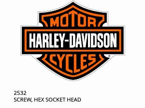 ŚRUBA, GŁOWICA SZESNASTOKĄTNA - 2532 - Harley-Davidson