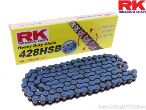 Αλυσίδα βαρέως καθήκοντος RK μπλε 428 HSB / 142 - Aprilia RX 125 4T ABS / FBMondial HPS 125 i CBS / M