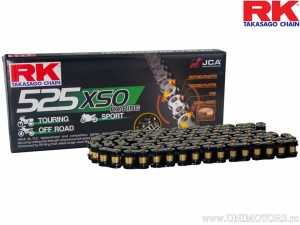 Αλυσίδα RK XW-Ring μαύρη 525 XSO / 100 - Aprilia Mana 850 / Ducati GT 1000 / Royal Enfield Continental 650 GT EFI - 