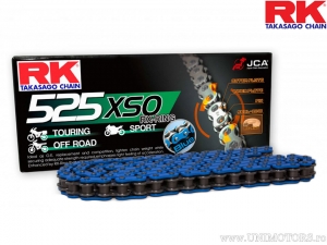 Αλυσίδα RK XW-Ring μπλε 525 XSO / 112 - Aprilia Caponord 1200 / Benelli Leoncino 500 Trail / Honda CB 750 F2 / NT 650