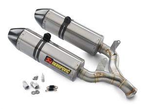 Αμορτισέρ θορύβου Akrapovic (Slip-on Line) KTM 990 Super Duke ('04-'11) / 990 Super Duke R ('07-'13) - KTM