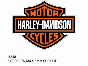 ΒΙΔΑ ΡΥΘΜΙΣΗΣ, M4 X 3MM, ΚΟΥΠΑ ΠΝΤ - 3248 - Harley-Davidson