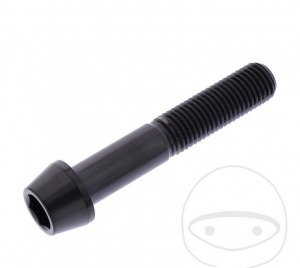 Βίδα καπάκι κωνική Pro Bolt M10 x 1.25 x 55 mm ανοξείδωτο ατσάλι A4 μαύρο - JM