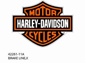 ΓΡΑΜΜΗ ΦΡΕΝΩΝ, X - 42261-11A - Harley-Davidson