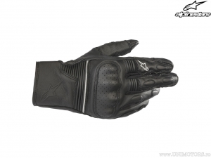 Γάντια μοτοσικλέτας Axis Leather (μαύρα) - Alpinestars