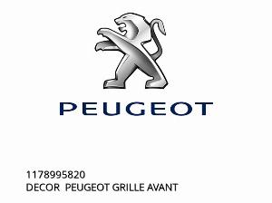 ΔΙΑΚΟΣΜΗΤΙΚΟ PEUGEOT ΓΡΙΛΛΑ ΕΜΠΡΟΣ - 1178995820 - Peugeot