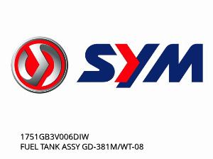 Δεξαμενή καυσίμου ASSY GD-381M/WT-08 - 1751GB3V006DIW - SYM