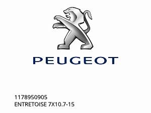 Διαμετρικός διαχωριστής 7X10.7-15 - 1178950905 - Peugeot