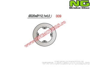 Δισκόπλακα πίσω φρένου - Husqvarna CR / SM / SMS / SMR / TE / WR / WRE - (NG)