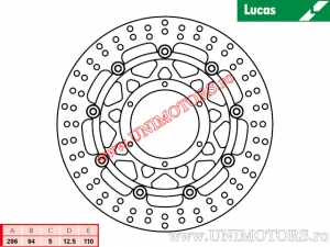 Δισκόφρενο εμπρός MSW244 επιπλέον - Lucas TRW