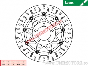 Δισκόφρενο εμπρός MSW278 επιπλέον - Lucas TRW