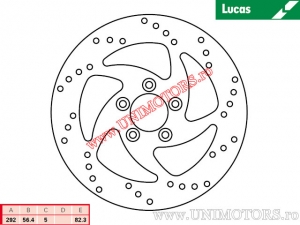 Δισκόφρενο πίσω MST501SWR ακίνητο - Lucas TRW