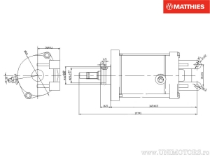 Ηλεκτρομοτέρ - Aprilia Pegaso 650 ie / Yamaha TT 660 E / XT 600 / XT 600 Tenere / MT-03 660 / XT 660 / XT660 Tenere