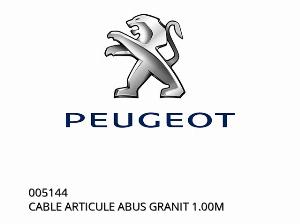 ΚΑΛΩΔΙΟ ΑΡΘΡΩΤΟ ABUS GRANIT 1,00M - 005144 - Peugeot