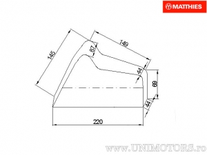 Κάλυμμα μοτοσικλέτας - 220 x 145 εκ. - JM