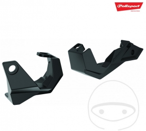 Κάτω προστασία πηρούνας μαύρη Polisport - Honda CRF 250 R ('10-'14) / Honda CRF 450 R ('10-'14) - JM