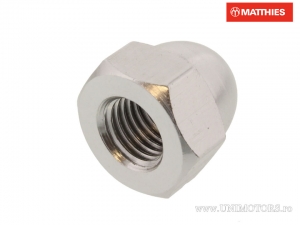 Κλειστή παξιμάδι Pro Bolt M10 x 1.25 mm αργυρό αλουμίνιο - JM