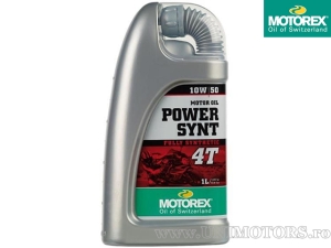 Λάδι Motorex Power Synt 4T - πλήρως συνθετικό 10W50 1L