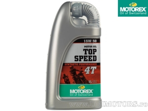 Λάδι Motorex Top Speed 4T - πλήρως συνθετικό 15W50 1L