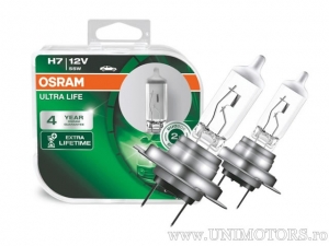 Λάμπα H7 PX26d Ultra Life 12V 55W σετ 2 τεμάχια - Osram