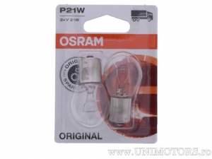 Λάμπα P21W BA15S 24V 21W blister 2τμχ - Osram