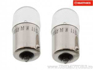 Λάμπα R10W BA15S JMP Naos 12V 10W blister (σετ 2 τεμαχίων)