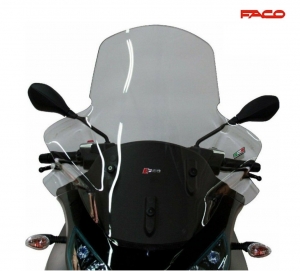 Μεγάλο διαφανές παρμπρίζ - Piaggio MP3 125 ie ('11-'12) / MP3 300 Business-Sport ('10-'18) / MP3 350 ('18-