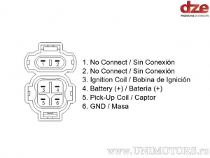 Μονάδα CDI - Honda CRF 125 F 17/14 ίντσες ('14-'18) / CRF 125 FB 19/16 ίντσες ('14-'18) - DZE