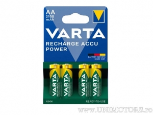 Μπαταρία AA Επαναφορτιζόμενη ACCU Power 1.2V 2100mAh blister 4τμχ - Varta