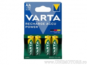 Μπαταρία AA επαναφορτιζόμενη ACCU Power 1.2V 2600mAh blister σετ 4τμχ - Varta