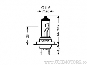 Μπεκ H7 PX26d 24V 70W - Osram