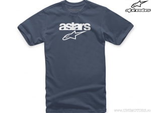 Μπλούζα μοτοσικλέτας Heritage Blaze Tee (μπλε μαρέν) - Alpinestars