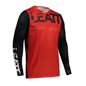 Μπλούζα enduro / cross Leatt - Moto 4.5 X-Flow κόκκινη: Μέγεθος - XL