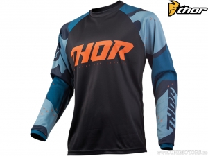 Μπλούζα enduro / cross Sector Camo (μπλε) - Thor