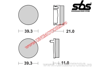 Μπροστινά μανέτες φρένων - SBS 525HF (κεραμικές) - (SBS)