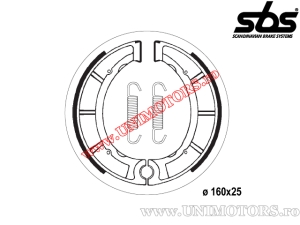 Μπροστινά τακάκια φρένου - 160x25mm SBS 2035 - (SBS)