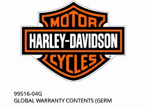 ΠΕΡΙΕΧΟΜΕΝΟ ΠΑΓΚΟΣΜΙΑΣ ΕΓΓΥΗΣΗΣ (GERM - 99516-04G - Harley-Davidson)