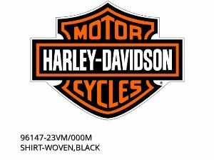 ΠΟΥΚΑΜΙΣΟ-ΥΦΑΣΜΑΤΙΝΟ, ΜΑΥΡΟ - 96147-23VM/000M - Harley-Davidson