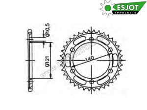 Πίνακας πίσω Cagiva Raptor 650 / V-Raptor 650 / Moto Morini - SJ 50-29033 - (Esjot)