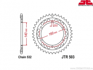 Πίνακας πίσω Kawasaki ZX10 / ZX1000 ('88 - '90) - JTR 503 - (JT)