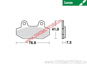 Πίσω δαγκάνες φρένων - MCB822 οργανικές - Lucas TRW