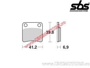 Πίσω δαγκάνες φρένων - SBS 643HF (κεραμικές) - (SBS)