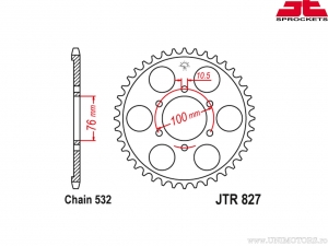 Πίσω περιφερειακός τροχός Suzuki GSX-R1100 ('89-'97) / RF 900 R ('94-'97) / GSX 1100 F ('88-'96) - JTR 82