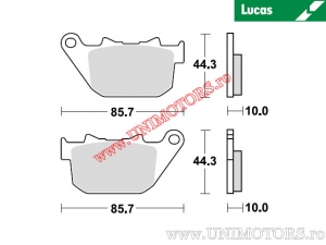 Πίσω τακάκια φρένων - MCB754SH σιντερισμένα SH - Lucas TRW